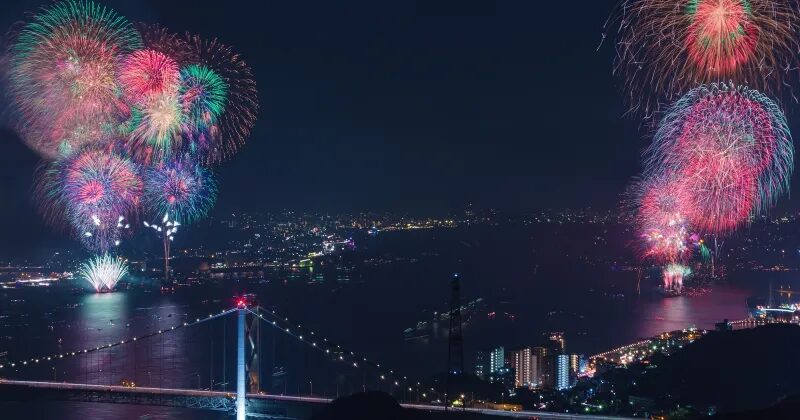 しものせき海峡花火大会（下関市）