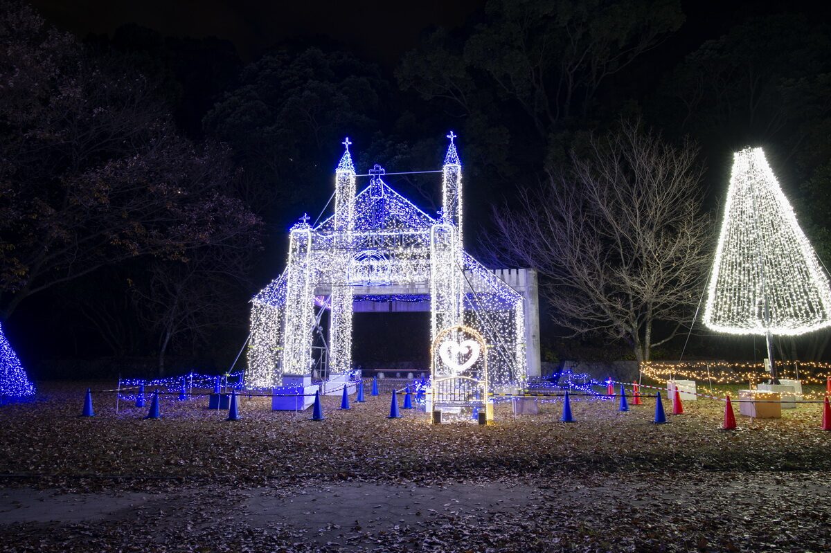 湯田温泉クリスマスイルミネーション（山口市）